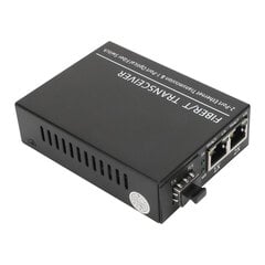 Kuitulähetin-vastaanotin 100M SFP - RJ45 Monitoiminen yhteensopivuus Optinen mediamuunnin 100-240V hinta ja tiedot | Muistitikut | hobbyhall.fi