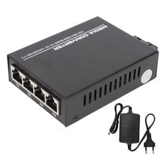 Ethernet-mediamuunnin Tx1310nm/Rx1550nm 10/100/1000M Single Fib Singlemode DC5V1A Kuitu Ethernet -muunnin 100-240V EU-liitin hinta ja tiedot | Muistitikut | hobbyhall.fi