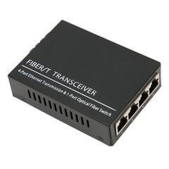 Kuitumediamuunnin Tx1310nm Single Fiber Single Mode 100Mbps kuituoptinen lähetin-vastaanotin Jopa 25 km RJ45-portti 100-240V US-pistoke hinta ja tiedot | Muistitikut | hobbyhall.fi