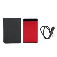 Ulkoinen kiintolevy 2,5 tuuman USB3.0 5Gbps lähetys Plug and Play Ultrathin Mobile kiintolevy tietokoneelle TV Phone Red 80GB hinta ja tiedot | Muistitikut | hobbyhall.fi