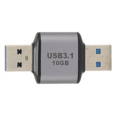 USB A 3.1 uros-USB A 3.1 urossovitin 10 Gbps alumiiniseoksesta kuori USB A 3.1 urossovitin kannettaville pöytätietokoneille hinta ja tiedot | Muistitikut | hobbyhall.fi