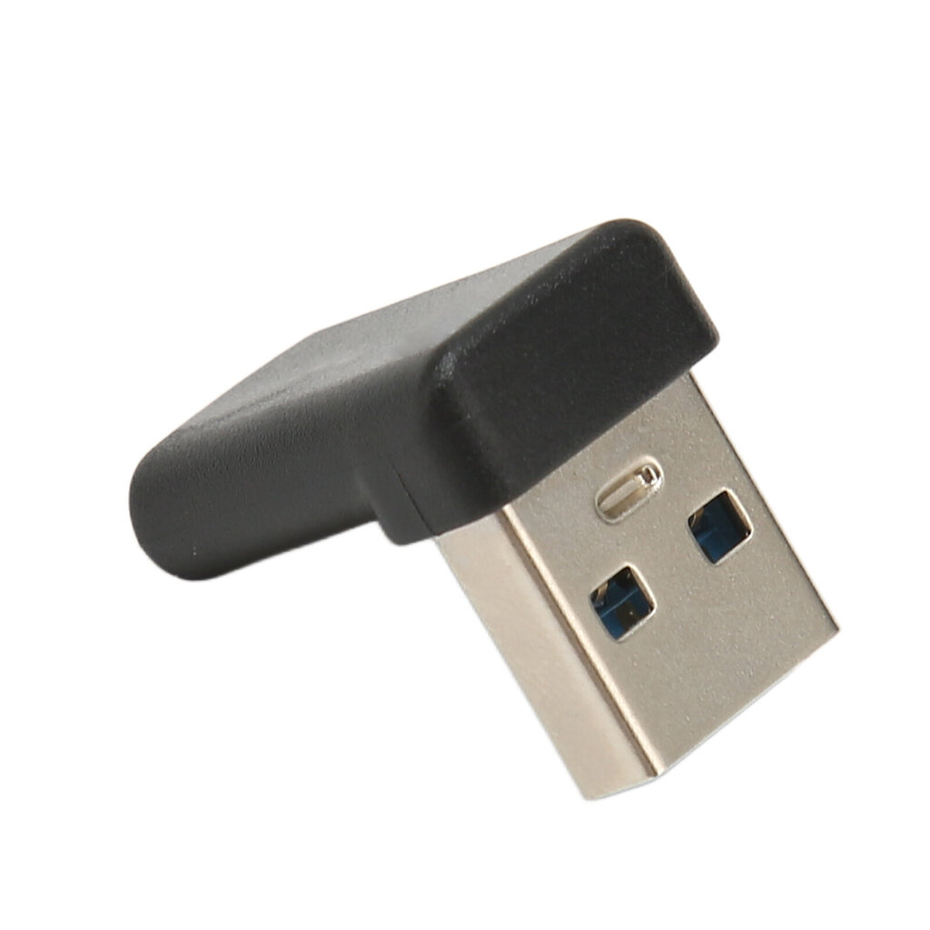 Oikeakulmainen USB C-USB A -sovitin 10 Gbps Plug and Play USB A 3.0 Uros-USB C 3.1 naarassovitin kannettavalle tietokoneelle hinta ja tiedot | Muistitikut | hobbyhall.fi