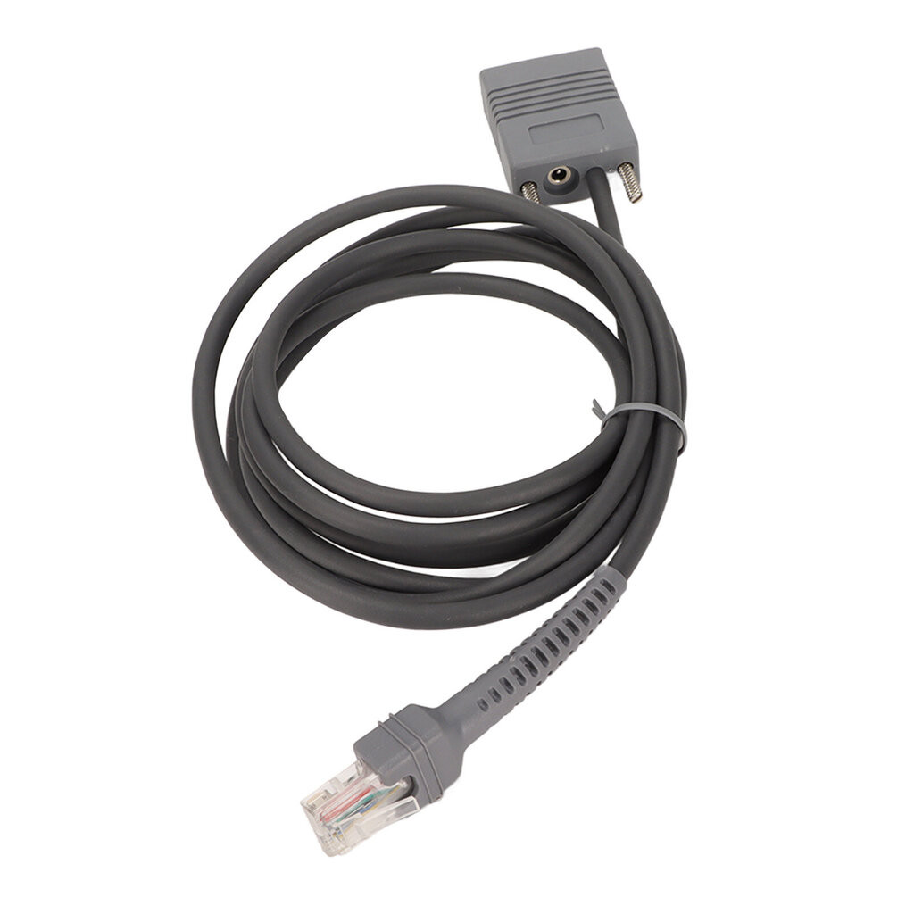 RS232 sarjakaapeli PVC RJ45 viivakoodilukija POS-laitteet symbolille LS1203 LS4208 LS2208AP hinta ja tiedot | Tulostustarvikkeet | hobbyhall.fi