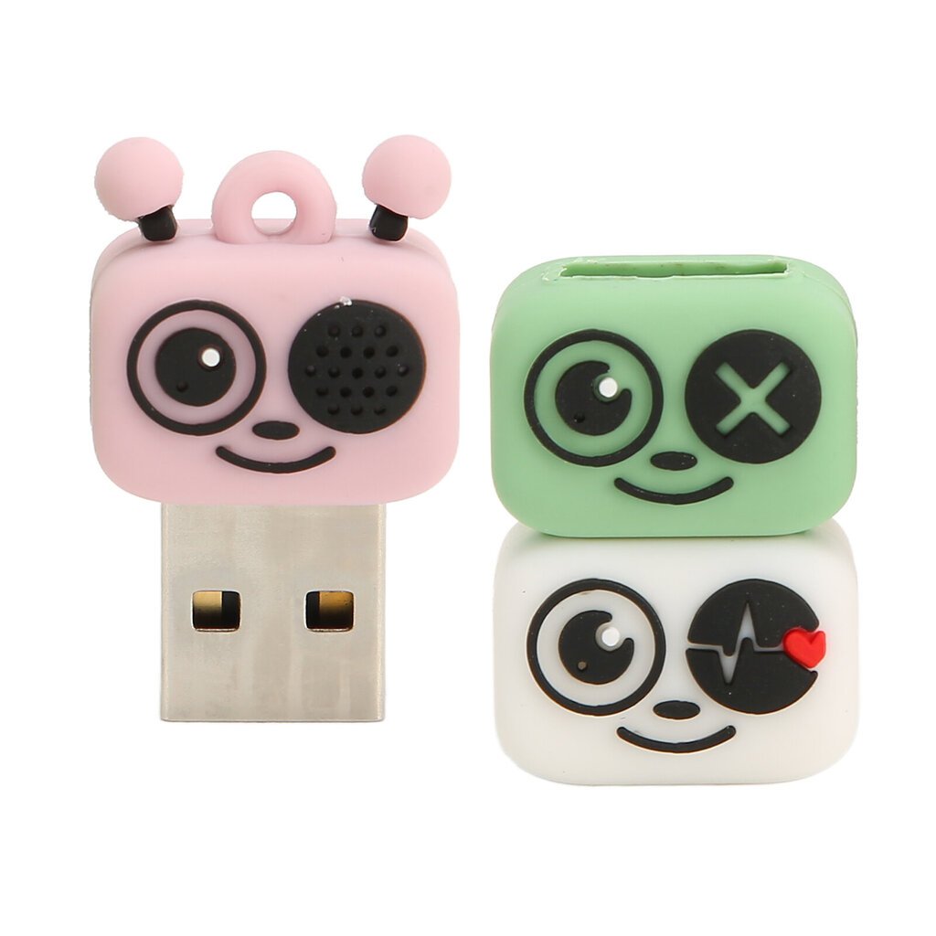 Flash-asema PVC Cartoon Bee Style USB 2.0 Hot Swap kannettava USB-muistitikku Office Business Pink 128GB hinta ja tiedot | Muistitikut | hobbyhall.fi