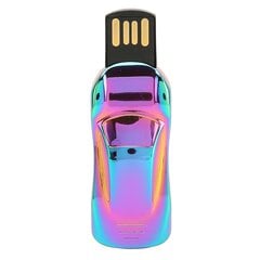 USB-muistitikku Cool Sports Car Shape Plug and Play Mini Metal USB2.0 Flash Drive USB Memory Stick PC Kannettava Auto Värikäs 32GB hinta ja tiedot | Muistitikut | hobbyhall.fi