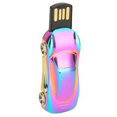 USB-muistitikku Cool Sports Car Shape Plug and Play Mini Metal USB2.0 Flash Drive USB Memory Stick PC Kannettava Auto Värikäs 128GB hinta ja tiedot | Muistitikut | hobbyhall.fi