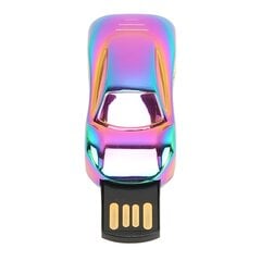 USB-muistitikku Cool Sports Car Shape Plug and Play Mini Metal USB2.0 Flash Drive USB Memory Stick PC Kannettava Auto Värikäs 128GB hinta ja tiedot | Muistitikut | hobbyhall.fi