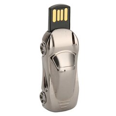 USB-muistitikku Cool Sports Car Shape Plug and Play Mini Metal USB2.0 Flash Drive USB Memory Stick PC Kannettava Auto Musta 64GB hinta ja tiedot | Muistitikut | hobbyhall.fi