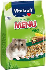 VITAKRAFT Premium Menu -ruoka hamstereille, 0,4 kg hinta ja tiedot | Jyrsijöiden ruokinta | hobbyhall.fi