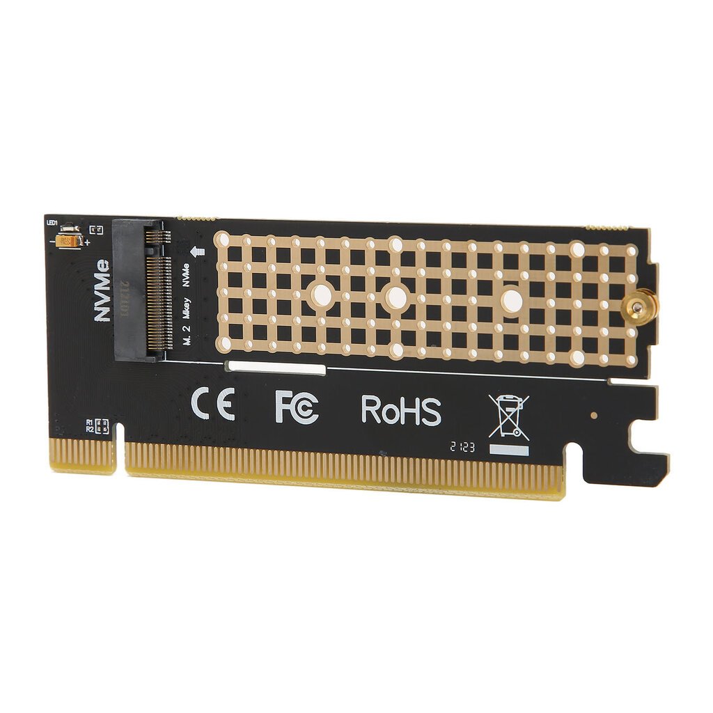 PCI–M.2-kortti Plug and Play PCI-paikan asennus M.2 NVME M -avain SSD–PCI-sovitin Winille hinta ja tiedot | Muistitikut | hobbyhall.fi