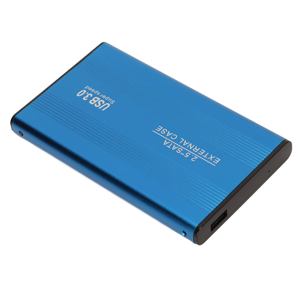 USB3.0 HDD -kotelo 2,5 tuumaa 5 Gbps Ultra Thin Kevyt HDD-kotelosovitin kannettaville tietokoneille WIN 7 - WIN 10 Blue hinta ja tiedot | Muistitikut | hobbyhall.fi