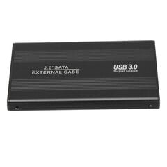 USB3.0 HDD-kotelo 2,5 tuumaa 5Gbps Ultra Thin Kevyt HDD-kotelosovitin kannettaville tietokoneille WIN 7 -WIN 10 Mustalle hinta ja tiedot | Muistitikut | hobbyhall.fi