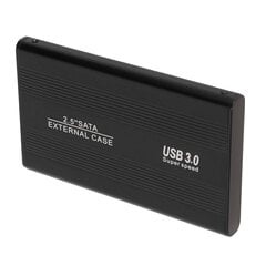 USB3.0 HDD-kotelo 2,5 tuumaa 5Gbps Ultra Thin Kevyt HDD-kotelosovitin kannettaville tietokoneille WIN 7 -WIN 10 Mustalle hinta ja tiedot | Muistitikut | hobbyhall.fi