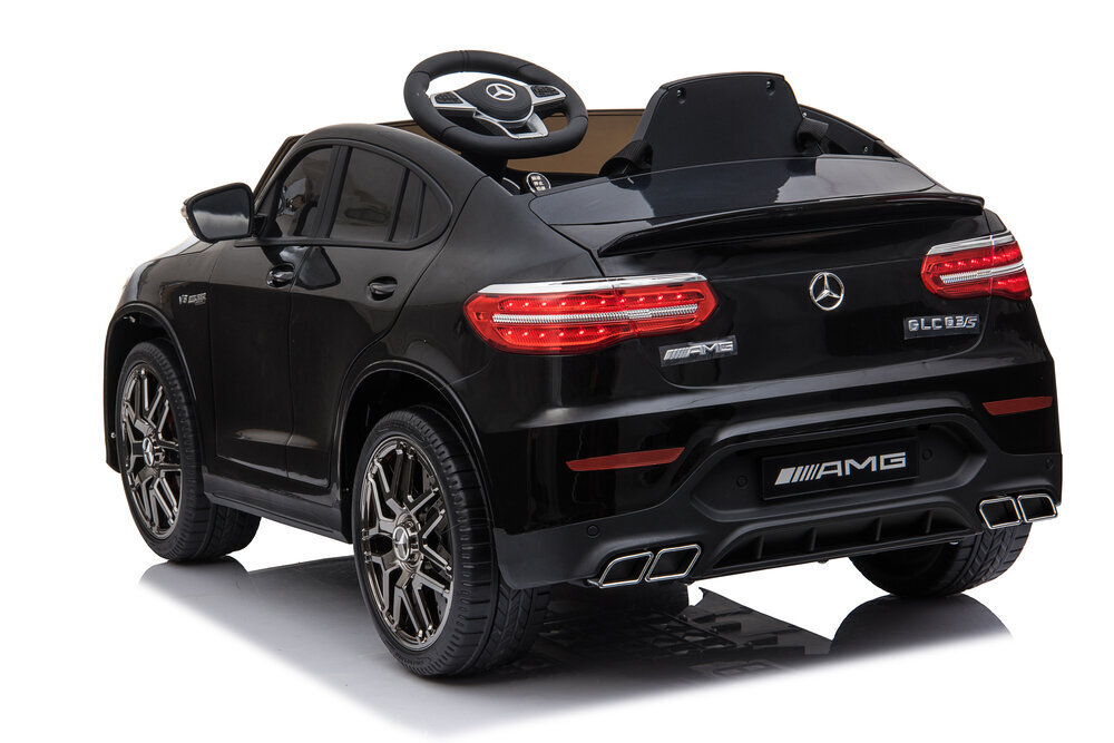 Lasten yksipaikkainen sähköauto Mercedes Benz GLC63S Coupe musta hinta ja tiedot | Lasten sähköautot | hobbyhall.fi