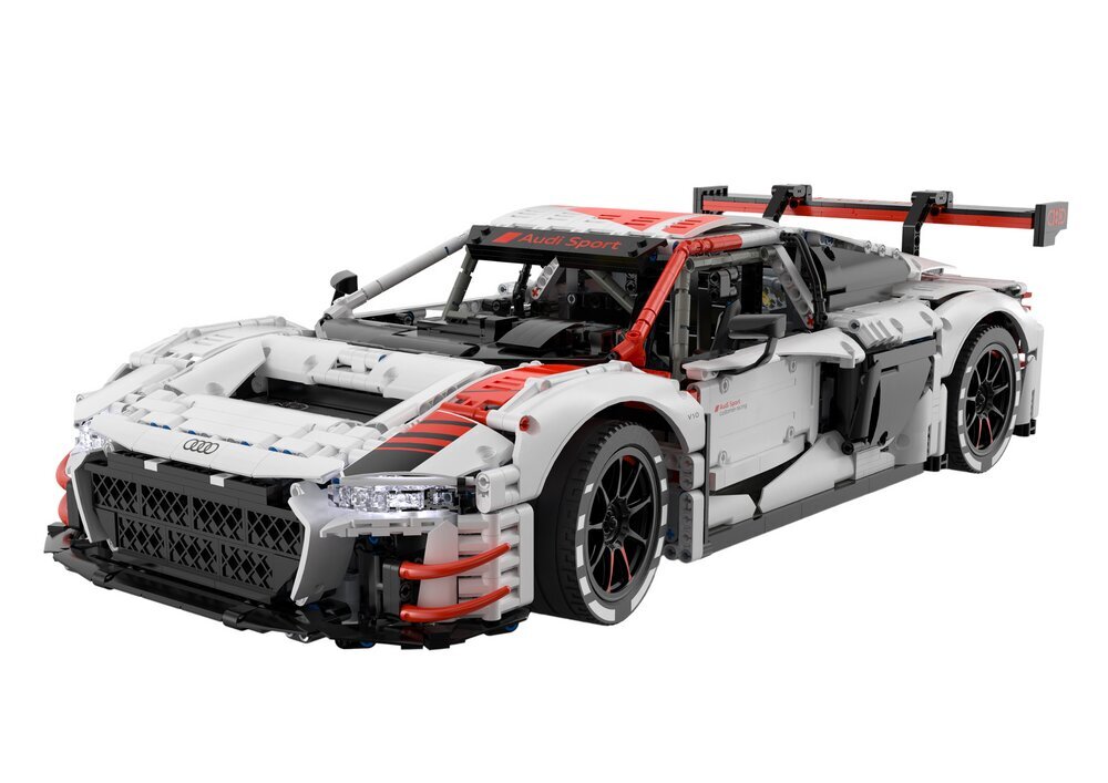 Rastar 3322 Kauko-ohjattava Audi R8 GT3 autonrakentaja, valkoinen hinta ja tiedot | Poikien lelut | hobbyhall.fi