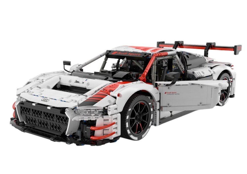 Rastar 3322 Kauko-ohjattava Audi R8 GT3 autonrakentaja, valkoinen hinta ja tiedot | Poikien lelut | hobbyhall.fi