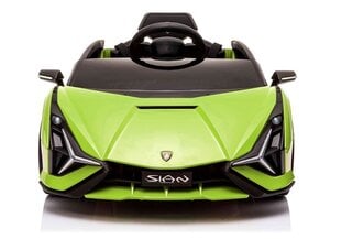 Lamborghini Sian sähköauto lapsille, vihreä hinta ja tiedot | Lasten sähköautot | hobbyhall.fi