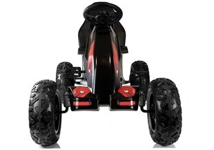 Poljinkäyttöinen go-kart B012 puhallettavilla tankoilla, musta hinta ja tiedot | Poikien lelut | hobbyhall.fi