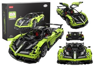 Kauko-ohjattava autonrakentaja Pagani Huyara BC Rastar 2896 e-Greenille hinta ja tiedot | Poikien lelut | hobbyhall.fi