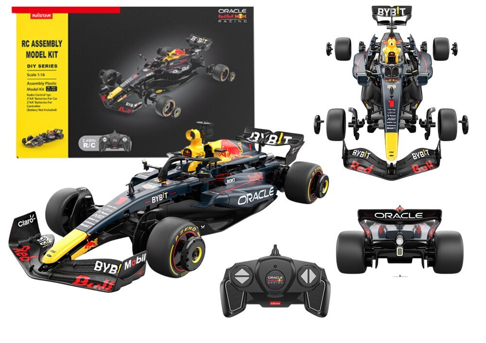 Rastar Kauko-ohjattava Red Bull F1 Bolides Constructor, musta hinta ja tiedot | Poikien lelut | hobbyhall.fi