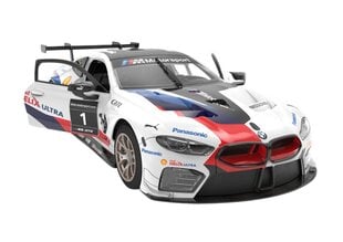 Rastar BMW M8 GTE kauko-ohjattava auto Constructor, valkoinen hinta ja tiedot | Poikien lelut | hobbyhall.fi