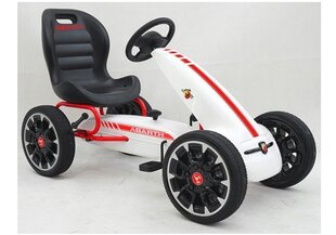 Abarth polkuauto go-kart, valkoinen hinta ja tiedot | Vauvan lelut | hobbyhall.fi