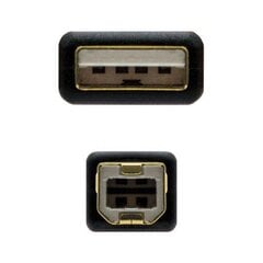 Nanokaapeli 10.01.120, USB 2.0 A/USB B, 3 m hinta ja tiedot | Kaapelit ja adapterit | hobbyhall.fi