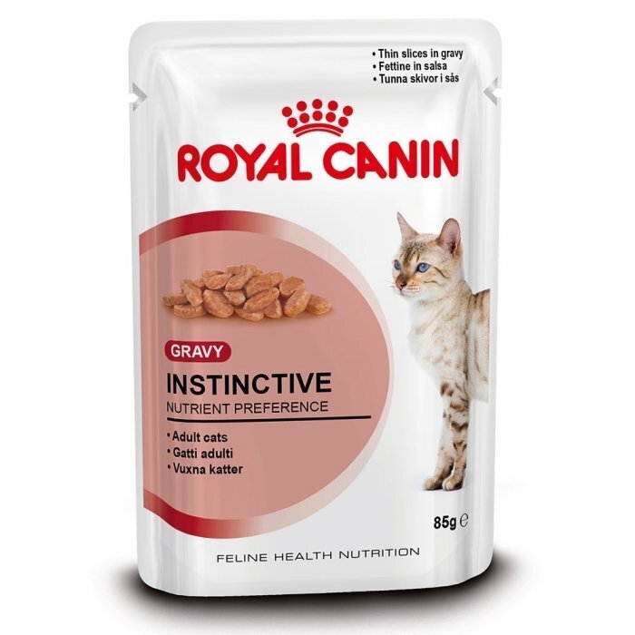 Royal Canin Instinctive kissojen ruoka kastikepussissa 12x85 g hinta ja tiedot | Kissanruoka | hobbyhall.fi