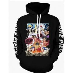 Fortnite One Piece -sarjakuvaprinttihuppari, poikien ja tyttöjen rento huppari, Black Friday -huppari, hupullinen toppi, villapaita hinta ja tiedot | Miesten kerrastot | hobbyhall.fi