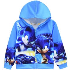 Sonic Hedgehog vetoketjuhuppari, poikien tyttöjen takkitoppi, rento huppari, collegepaita hinta ja tiedot | Poikien paidat | hobbyhall.fi