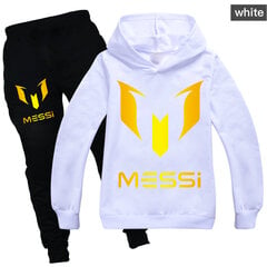 Soccer Messi Casual huppari ja lenkkeilyhousupuku, urheiluasupuku pojille ja tytöille, sopii 5-13-vuotiaille hinta ja tiedot | Miesten kerrastot | hobbyhall.fi