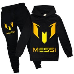 Soccer Messi Casual huppari ja lenkkeilyhousupuku, urheiluasupuku pojille ja tytöille, sopii 5-13-vuotiaille hinta ja tiedot | Miesten kerrastot | hobbyhall.fi