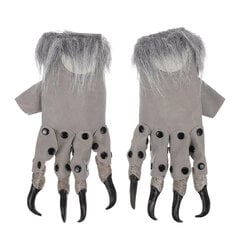 1 pari Halloween Carnival Party Cosplay Pehmo Dragon Claw -käsineet Halloween-käsineet hinta ja tiedot | Miesten hatut, huivit ja käsineet | hobbyhall.fi