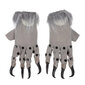 1 pari Halloween Carnival Party Cosplay Pehmo Dragon Claw -käsineet Halloween-käsineet hinta ja tiedot | Miesten hatut, huivit ja käsineet | hobbyhall.fi