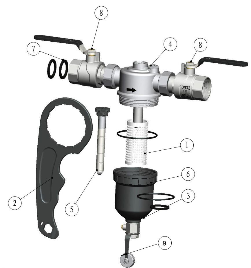 AQUA HEATING MAGNEETTISUODATIN EROTTAA EPÄPUHTAUKSILLE, SAVUKAASU 1 1/4" 5/4” DN32 VOIMAKAS MAGNETT hinta ja tiedot | Takka- ja uunitarvikkeet | hobbyhall.fi