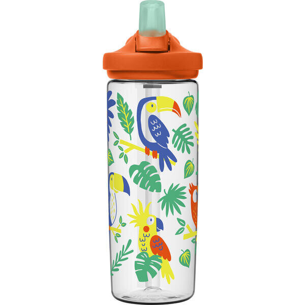 Pullo CamelBak Eddy+ Kids 0,6L   Tropical Birds hinta ja tiedot | Juomapullot | hobbyhall.fi