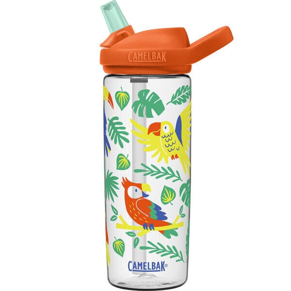 Pullo CamelBak Eddy+ Kids 0,6L   Tropical Birds hinta ja tiedot | Juomapullot | hobbyhall.fi