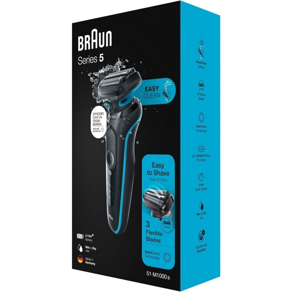 Braun Series 5 51-M1000s hinta ja tiedot | Parranajokoneet | hobbyhall.fi