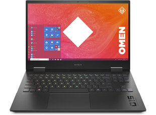 HP Omen 15-ek0830no|Intel® Core™ i7-10750H| NVIDIA® GeForce RTX™ 2070 8 GB| 16 GB RAM| 1 TB SSD| 39.6, FHD 1920x1080, 300 Hz, 3 ms, IPS, AG| Intel® Wi-Fi 6 + Bluetooth® 5|Full-size, RGB backlit, Anti-Ghosting Keyboard|Windows 11 Pro|Atnaujintas/Renew hinta ja tiedot | Kannettavat tietokoneet | hobbyhall.fi