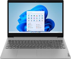 Lenovo IdeaPad 3 15ITL6| Intel Core i5-1155G7 (4C/8T, 2.5-4.5Ghz, 8 MB)| 8 GB| 512GB SSD| 15.6", LED, IPS LCD, AG, Matte, FHD, 1920x1080, 16:9| SCA LAYOUT Keyboard, 6-row, numeric keypad|| Wi-Fi + Bluetooth | Windows 11 Pro|Atnaujintas/Renew hinta ja tiedot | Kannettavat tietokoneet | hobbyhall.fi