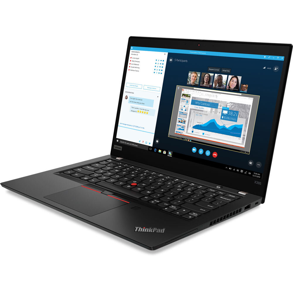 Lenovo ThinkPad X395;AMD Ryzen 5 PRO 3500U (4C/8T, 2.1 - 3.7GHz, 4MB)|8GB RAM|256GB SSD|13.3-inch, FHD IPS AG|Intel Wireless-AC 9260 + Bluetooth® 5.1 Wireless Card|Win 11 PRO| Atnaujintas/Renew hinta ja tiedot | Kannettavat tietokoneet | hobbyhall.fi