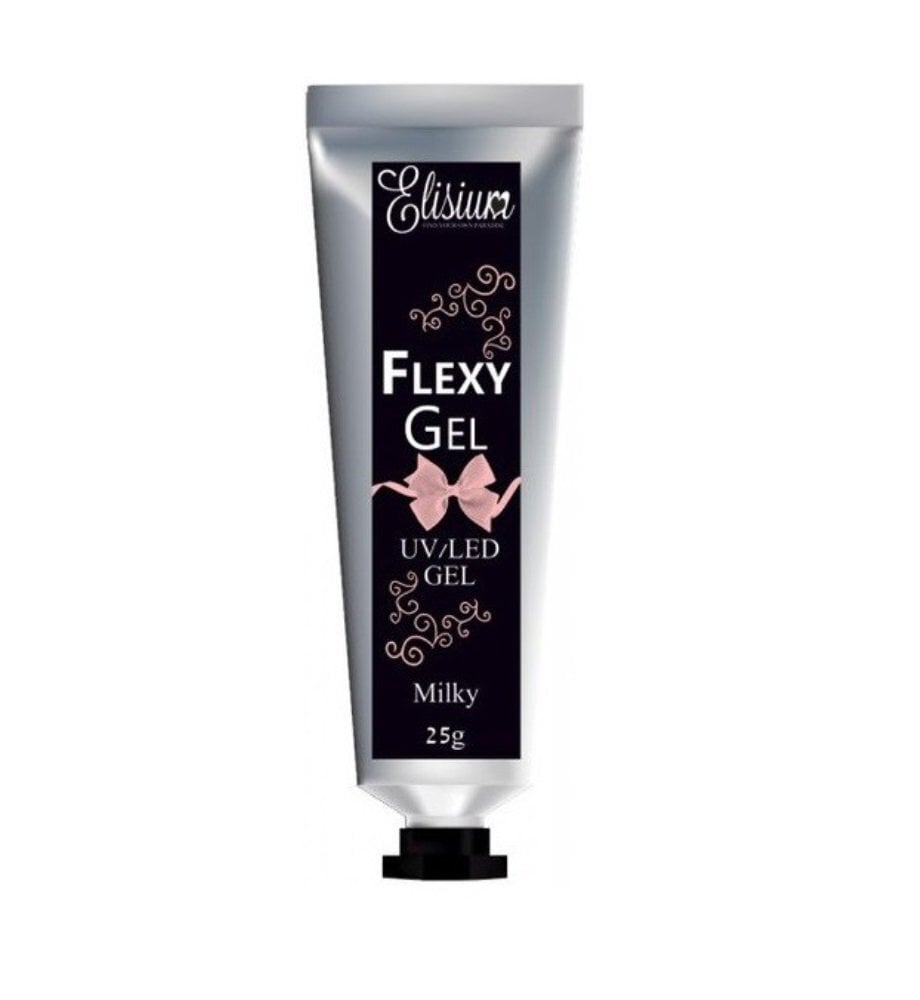 Elisium Flexy UV/LED Gel Milky, 25 g hinta ja tiedot | Kynsilakat ja kynsienhoitotuotteet | hobbyhall.fi