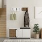 Käytäväteline Moni Shoe Cabinet-Hanger - valkoinen, hitit hinta ja tiedot | Eteisen kalusteryhmät | hobbyhall.fi