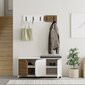 Käytäväteline Moni Shoe Cabinet-Hanger - valkoinen, hitit hinta ja tiedot | Eteisen kalusteryhmät | hobbyhall.fi