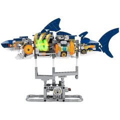 Shark Building Block -rakennussarja hinta ja tiedot | Poikien lelut | hobbyhall.fi