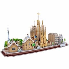 CUBICFUN 3D palapeli BARCELONA hinta ja tiedot | CubicFun Lelut yli 3-vuotiaille lapsille | hobbyhall.fi