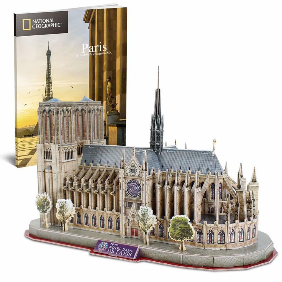 CUBICFUN 3D Palapeli National Geographic Notre Dame De Paris hinta ja tiedot | Palapelit | hobbyhall.fi