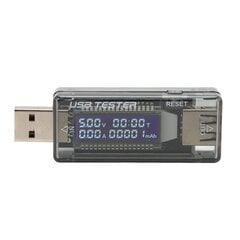 USB-laturimittari LCD-näyttö Läpinäkyvä kannettava virtajännitelataustesteri 3,5-20V 0-3,3A hinta ja tiedot | Koteloiden lisätarvikkeet | hobbyhall.fi