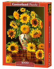 Palapeli Puzzle Castorland Sunflowers in a Peacock Vase, 1000 palaa hinta ja tiedot | Palapelit | hobbyhall.fi