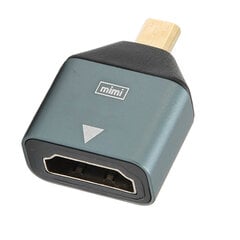 HD-naaras-mikroHD-sovitin alumiiniseoksesta Plug and Play 4K-tuettu Micro HD - HD-muunnin kannettavalle tietokoneelle hinta ja tiedot | Koteloiden lisätarvikkeet | hobbyhall.fi